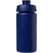 Baseline® Plus grip 500 ml sportfles met flipcapdeksel - Blauw Baseline® Plus grip 500 ml sportfles met flipcapdeksel - Blauw