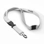 Afneembare maïszetmeel lanyard in zeefdruk Afneembare maïszetmeel lanyard in zeefdruk
