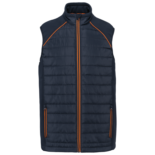 Bodywarmer Day To Day in twee stoffen Bodywarmer Day To Day in twee stoffen