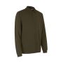 Poloshirt met lange mouw | stretch - Olijf, XS