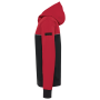 3-laags unisex softshelljas Black / Red L