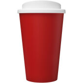 Americano® Eco 350 ml gerecyclede drinkbeker - Rood/Wit Americano® Eco 350 ml gerecyclede drinkbeker - Rood/Wit
