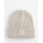 Kids Deep Cuffed Tonal Patch Beanie - Natural Stone - 3-8 YRS Kids Deep Cuffed Tonal Patch Beanie - Natural Stone - 3-8 YRS