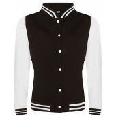 jet black / white
