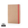 A5 kraft notitieboek, rood