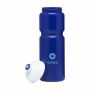 Sugarcane Bio Bidon 750 ml - blauw/wit