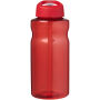H2O Active® Eco Big Base 1 l drinkfles met tuitdeksel - Rood/Rood