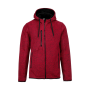 Heather herenvest met capuchon Red Melange S