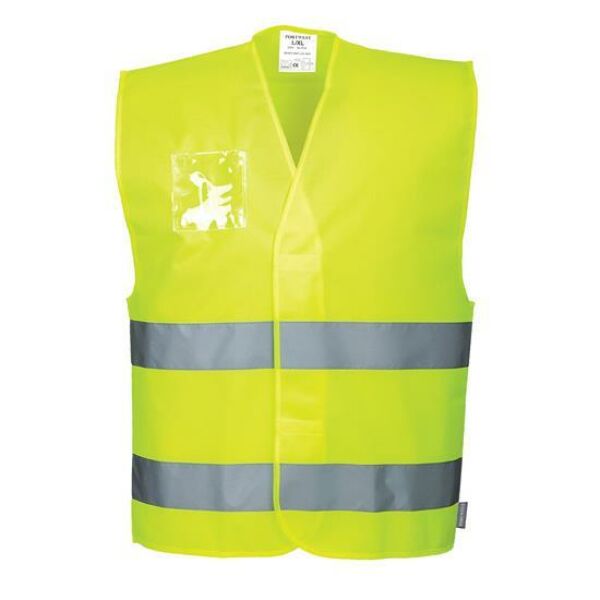 Hi-Vis Vest - Dubbele ID Houder