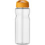 H2O Active® Base Tritan™  650 mlsportfles met tuitdeksel - Transparant/Oranje