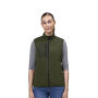Bonded fleece vest | dames - Olijf, S
