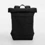 Simplicity Roll-Top Backpack - Black - One Size