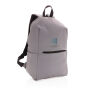 Schicker PU 15.6" Laptop-Rucksack, grau