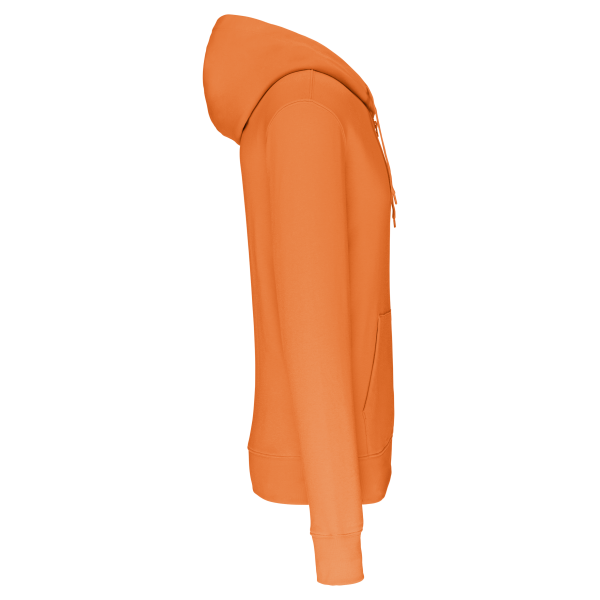 Ecologische herensweater met capuchon en ritssluiting Light Orange 4XL Ecologische herensweater met capuchon en ritssluiting Light Orange 4XL