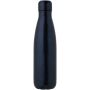 Cove 500 ml vacuüm geïsoleerde fles van RCS-gecertificeerd gerecycled roestvrij staal - Marineblauw Cove 500 ml vacuüm geïsoleerde fles van RCS-gecertificeerd gerecycled roestvrij staal - Marineblauw