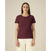 Stella Expresser 2.0 - Dagelijks fitted T-overhemd met een vrouwelijk cut - Burgundy (3XL)