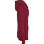 Ecologisch uniseks sweatvest met capuchon Hibiscus Red XXL