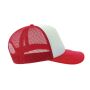 RAPPER-S, WHITE/RED, One size, ATLANTIS HEADWEAR