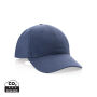 Impact AWARE™  6 panel 190gr gerecycled katoenen cap, donkerblauw