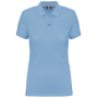 Damespolo korte mouwen Sky Blue XS Damespolo korte mouwen Sky Blue XS