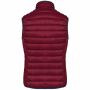 Ladies' lightweight sleeveless down jacket wine XXL