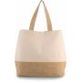 Shopper van jute- & katoencanvas Cumin Yellow / Natural One Size