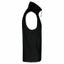 Bodywarmer van microfleece heren black S