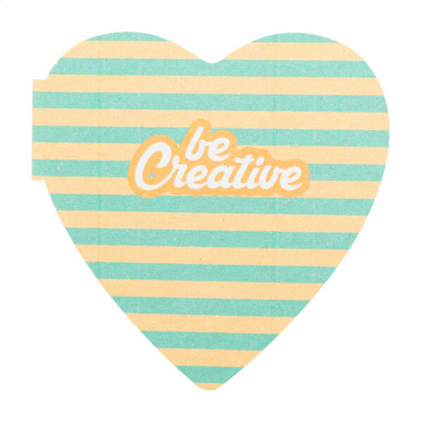 CreaStick Seed Heart - custom sticky notepad CreaStick Seed Heart - custom sticky notepad
