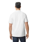 Gildan Polo Softstyle Double Pique SS for him 30 White-2XL