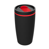 red, black