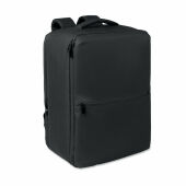 CITYFLOW - RPET rugzak met vacuümzak 18L - Zwart