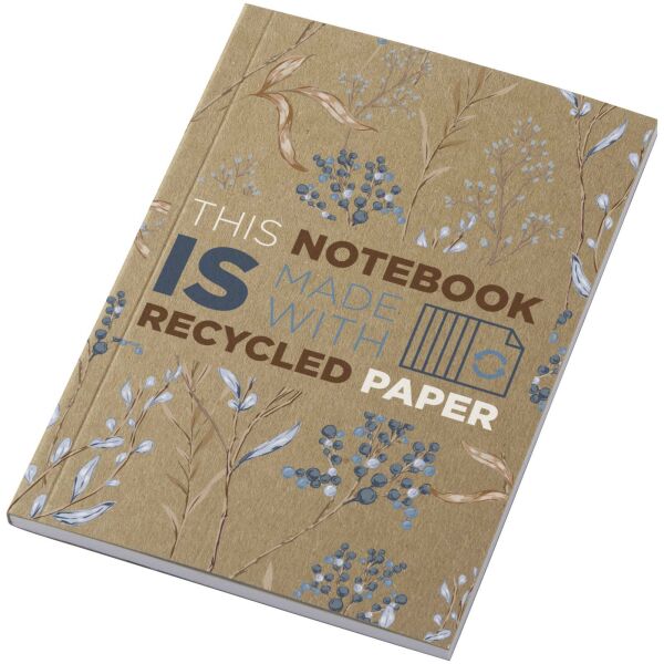 Novella Austen A6 recycled soft cover kraft notebook - 50 sheets
