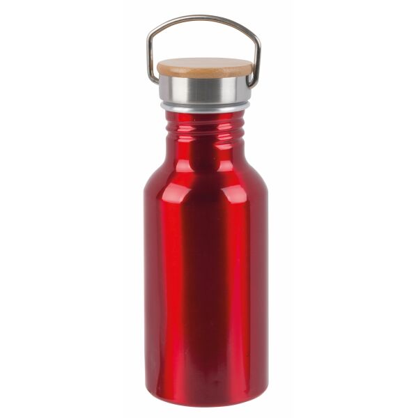Aluminium bottle ECO TRANSIT red