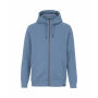 Cottover Gots Key FZ Hood man dusty blue 4XL