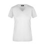Ladies' Slim Fit V-T white S