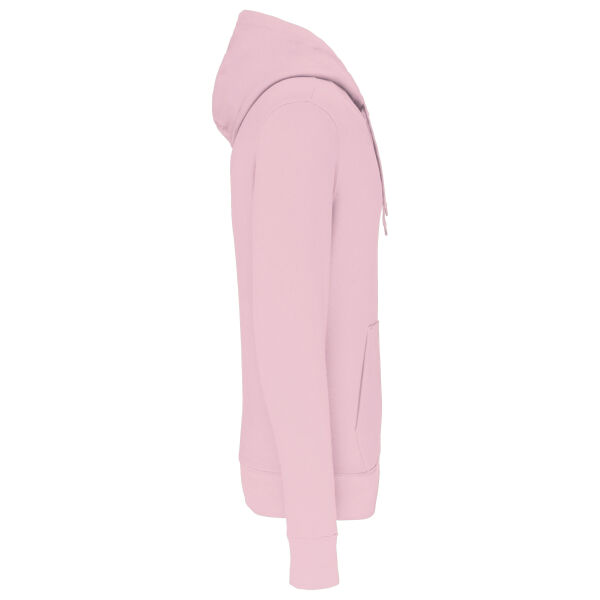 Ecologische herensweater met capuchon Pale Pink 5XL