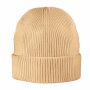 Exclusive Recycled Fine Rib Beanie, Beige