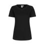 Interlock T-shirt | dames - Zwart, S