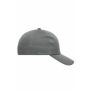 6 Panel Cap Heavy Cotton dark grey one size
