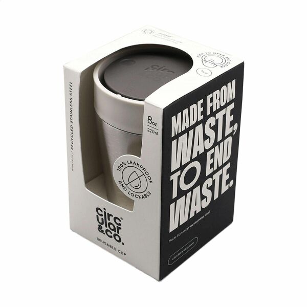 Circular&Co Recycled Stainless Steel Coffee Cup 227 ml - weiß Circular&Co Recycled Stainless Steel Coffee Cup 227 ml - weiß