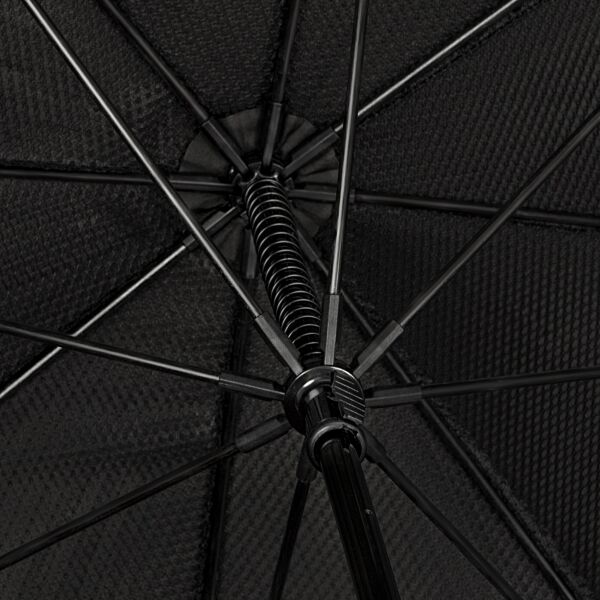 FALCONE - Storm paraplu XXL - Handopening - Windproof - 140 cm - Zwart FALCONE - Storm paraplu XXL - Handopening - Windproof - 140 cm - Zwart