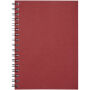 Desk-Mate® A6 recycled colour spiral notebook - Red
