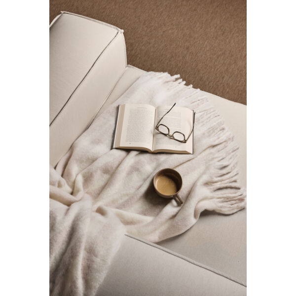 VINGA Lioro GRS wolmix deken, beige VINGA Lioro GRS wolmix deken, beige