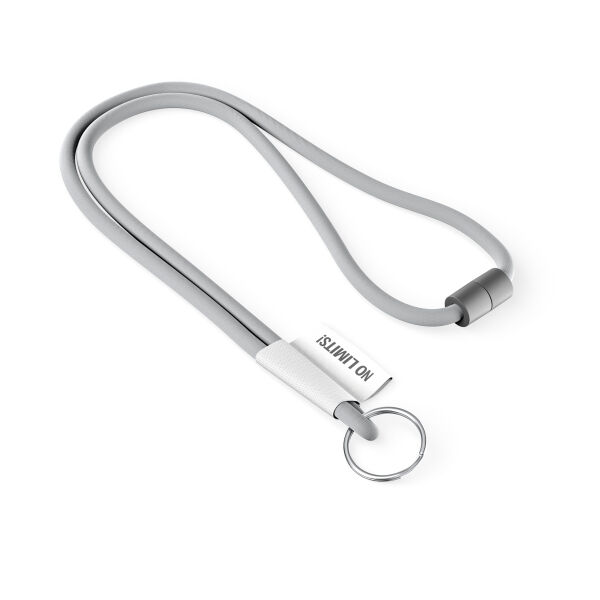 Polyester 2-kleurige koord-lanyard met full color label Polyester 2-kleurige koord-lanyard met full color label