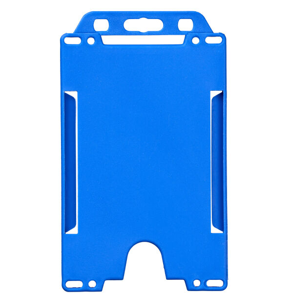 Pierre recycled plastic card holder - Blue