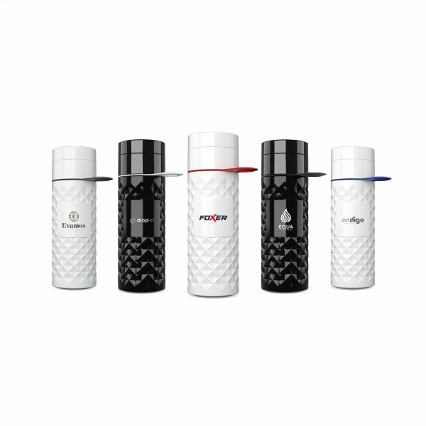 Join The Pipe Nairobi Ring Bottle Black 500 ml Flasche - schwarz/gelb Join The Pipe Nairobi Ring Bottle Black 500 ml Flasche - schwarz/gelb
