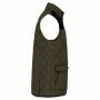 Gewatteerde herenbodywarmer mossy green/black 3XL