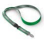 Afneembare polyester keycord met reflecterende overlay