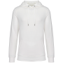 Ecologische uniseks sweater met capuchon French Terry Washed Ivory S