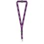 Afneembare polyester keycord met reflecterende draden